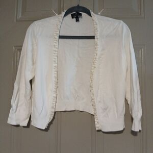 Ronnie Nicole Cardigan Open Pearl Attached Accents  sweeter,Size S